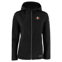 San Francisco Giants Cutter & Buck Women's Evoke Eco Softshell Recycled Full-Zip Jacket - Black