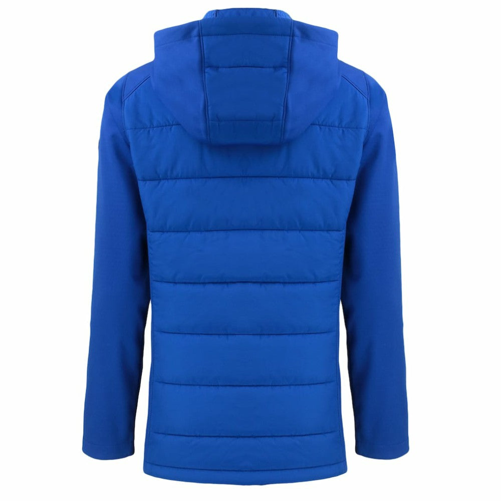 Los Angeles Dodgers Cutter & Buck Women's  Evoke Hybrid Eco Softshell Recycled Full-Zip Hoodie Jacket - Royal