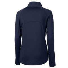 Boston Red Sox Cutter & Buck Women's  DryTec Adapt Eco Knit Stretch Recycled Raglan Half-Zip Top - Navy