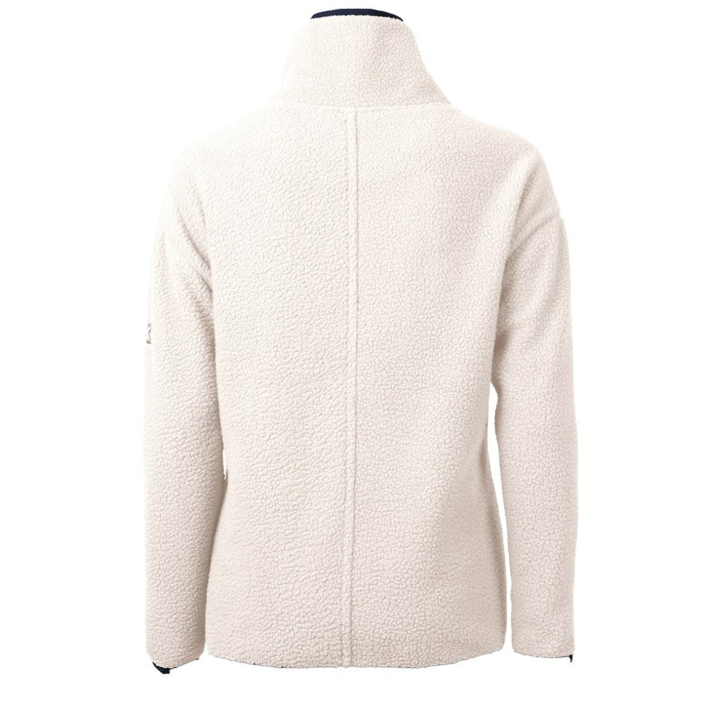 Seattle Mariners Cutter & Buck Women's  Cascade Eco Sherpa Fleece Half-Zip Pullover Jacket - Cream