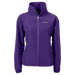 Colorado Rockies Cutter & Buck Women's Charter Eco Recycled Full-Zip Jacket - Purple