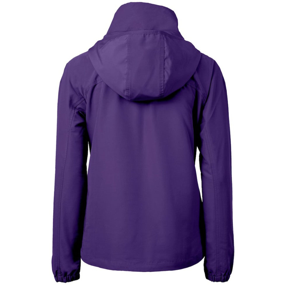 Colorado Rockies Cutter & Buck Women's Charter Eco Recycled Full-Zip Jacket - Purple
