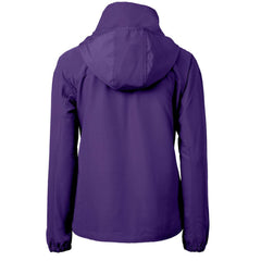 Colorado Rockies Cutter & Buck Women's Charter Eco Recycled Full-Zip Jacket - Purple