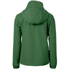 Athletics Cutter & Buck Women's Charter Eco Recycled Full-Zip Jacket - Green