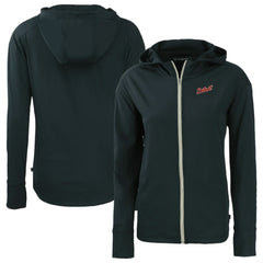 Detroit Tigers Cutter & Buck Women's  Daybreak Eco Recycled Full-Zip Hoodie Jacket - Navy