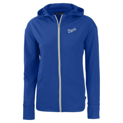 Kansas City Royals Cutter & Buck Women's  Daybreak Eco Recycled Full-Zip Hoodie Jacket - Royal