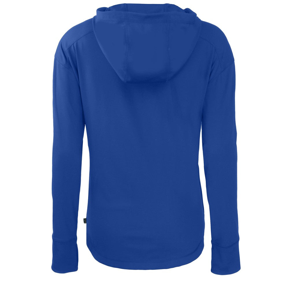 Kansas City Royals Cutter & Buck Women's  Daybreak Eco Recycled Full-Zip Hoodie Jacket - Royal