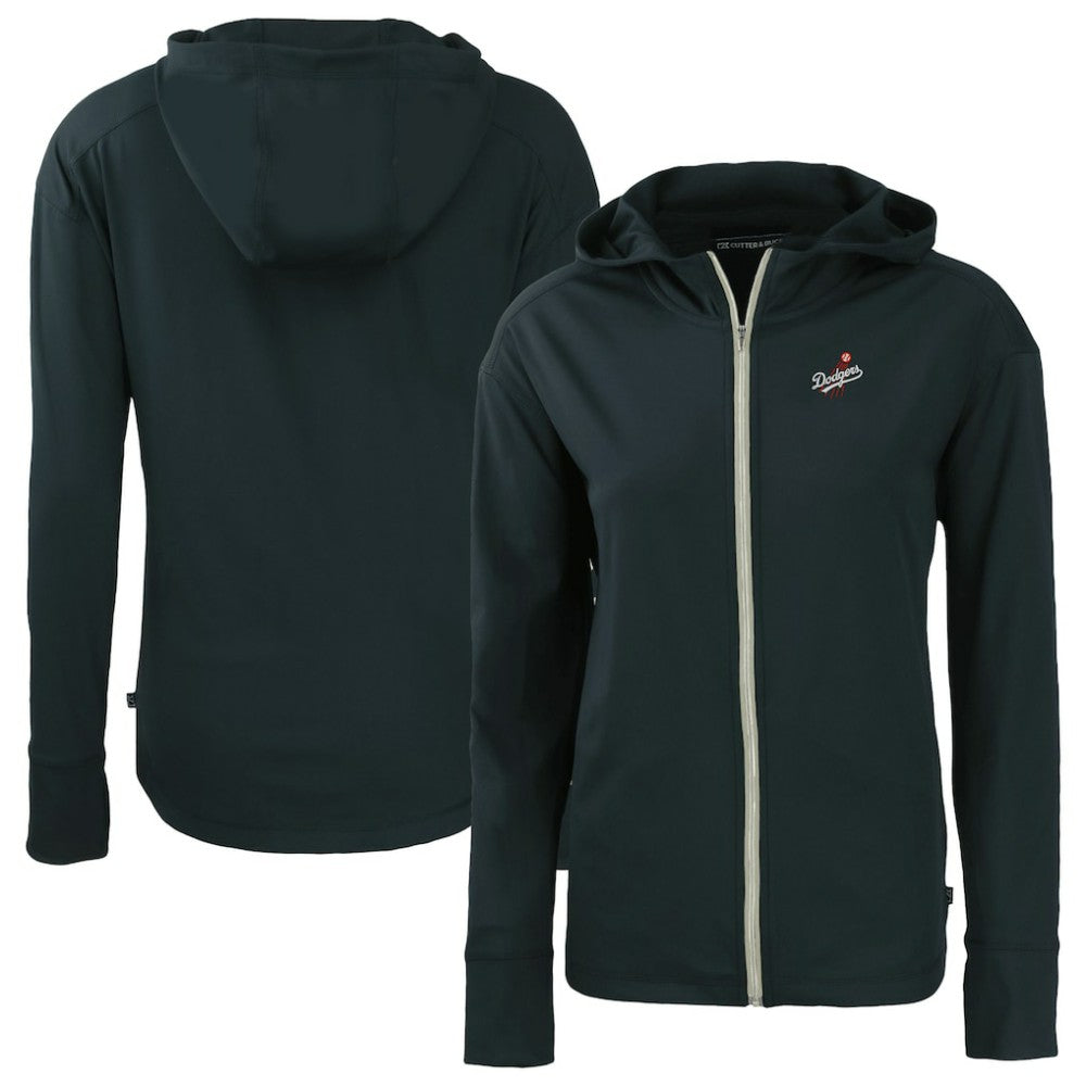 Los Angeles Dodgers Cutter & Buck Women's  Daybreak Eco Recycled Full-Zip Hoodie Jacket - Navy