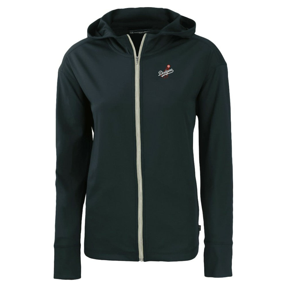 Los Angeles Dodgers Cutter & Buck Women's  Daybreak Eco Recycled Full-Zip Hoodie Jacket - Navy