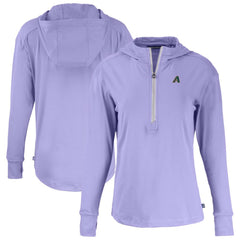 Arizona Diamondbacks Cutter & Buck Women's Daybreak Eco Recycled Half-Zip Hoodie - Purple