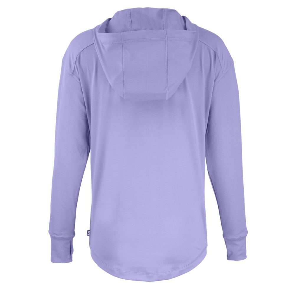 Arizona Diamondbacks Cutter & Buck Women's Daybreak Eco Recycled Half-Zip Hoodie - Purple
