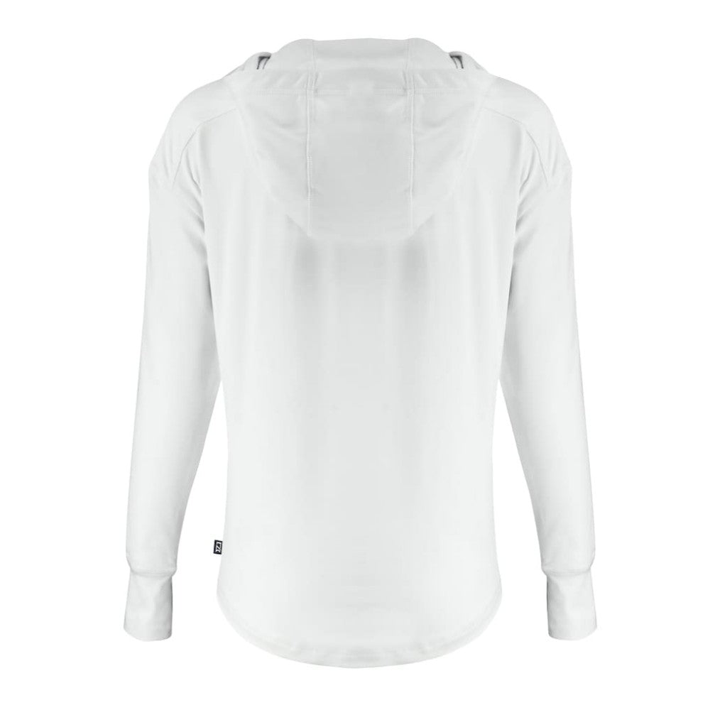 Philadelphia Phillies Cutter & Buck Women's Daybreak Eco Recycled Half-Zip Hoodie - White