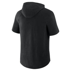 Pittsburgh Pirates Clubhouse Optimal Play Raglan Hoodie T-Shirt - Black