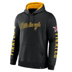 Pittsburgh Pirates Big City Legacy Fleece Pullover Hoodie - Black