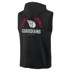 Cleveland Guardians Fire Speed Sleeveless Pullover Hoodie - Black