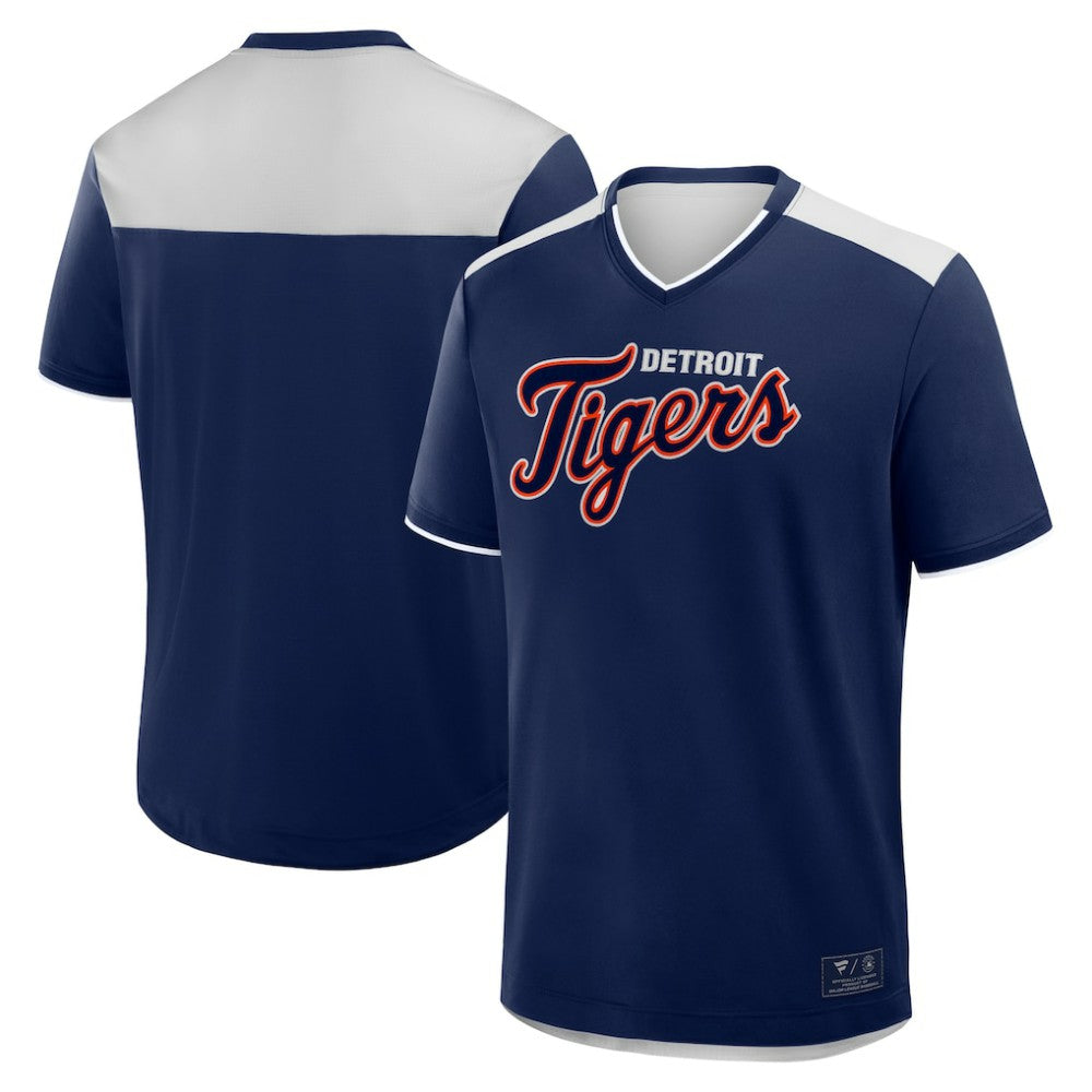 Detroit Tigers Walk Off V-Neck T-Shirt - Navy