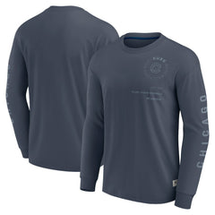 Chicago Cubs Elements Future Ground Tonal Info Long Sleeve T-Shirt - Blue
