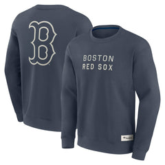 Boston Red Sox Elements Future Ground Lettering Pullover Sweatshirt - Blue