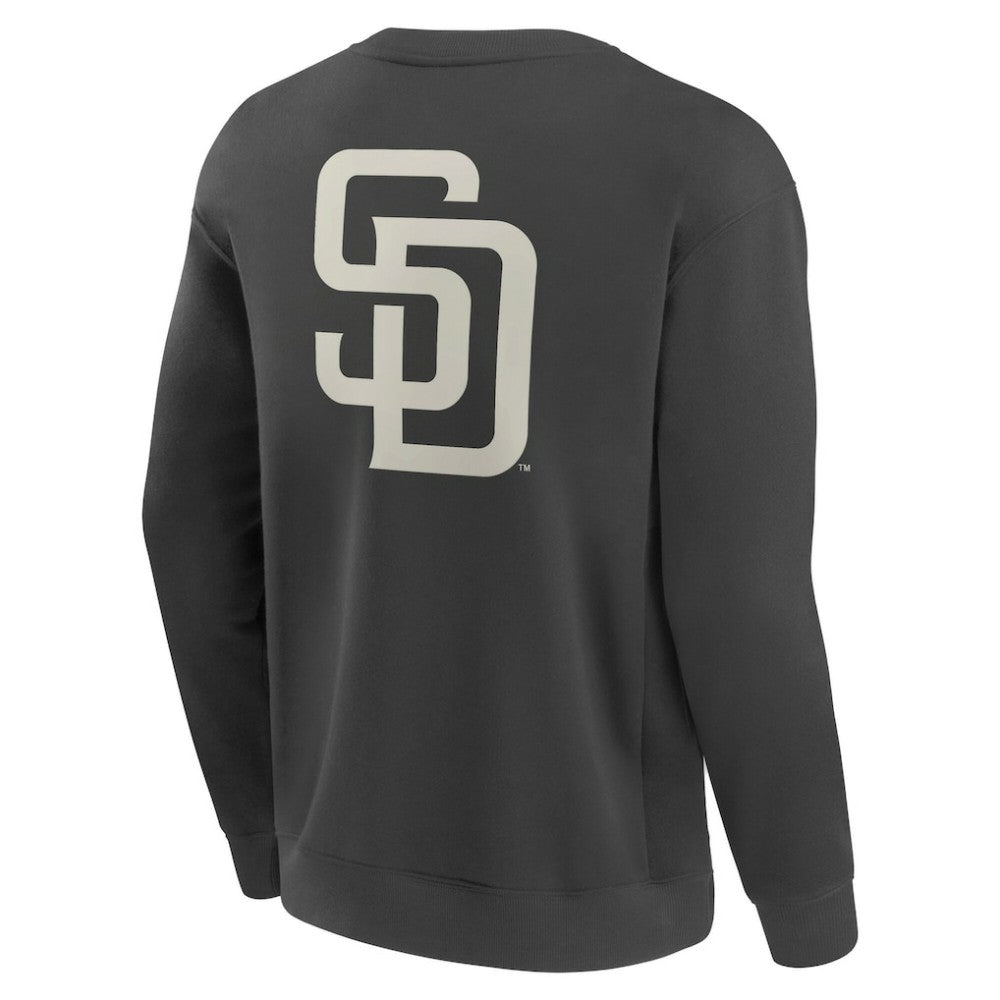 San Diego Padres Elements Future Ground Lettering Pullover Sweatshirt - Charcoal