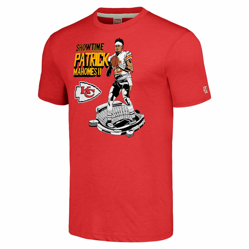 Patrick Mahomes Kansas City Chiefs Homage Unisex Caricature Player Tri-Blend T-Shirt - Red discount