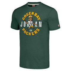 Jordan Love Green Bay Packers Homage Unisex Caricature Player Tri-Blend T-Shirt - Green sale