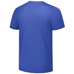 Lawrence Taylor New York Giants Homage Unisex NFL Blitz Retired Player Tri-Blend T-Shirt - Heathered Royal on sale