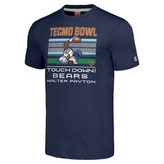 Walter Payton Chicago Bears Homage Unisex Tecmo Bowl Retired Player Graphic Tri-Blend T-Shirt - Navy discount