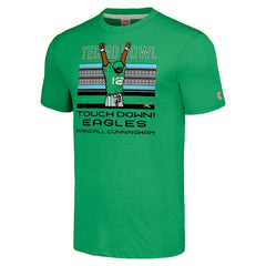 Randall Cunningham Philadelphia Eagles Homage Unisex Tecmo Bowl Retired Player Graphic Tri-Blend T-Shirt - Kelly Green on sale