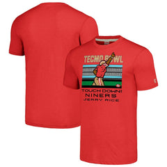 Jerry Rice San Francisco 49ers Homage Unisex Tecmo Bowl Retired Player Graphic Tri-Blend T-Shirt - Scarlet sale