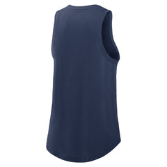 Cleveland Guardians Women's Legacy Icon High Neck Dri-FIT Tank Top - Navy | Nike