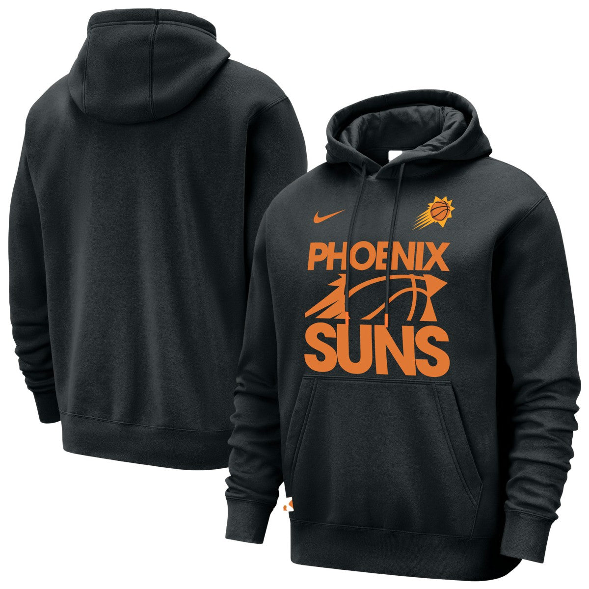 Phoenix Suns Courtside Club Pullover Hoodie - Black | Nike for sale