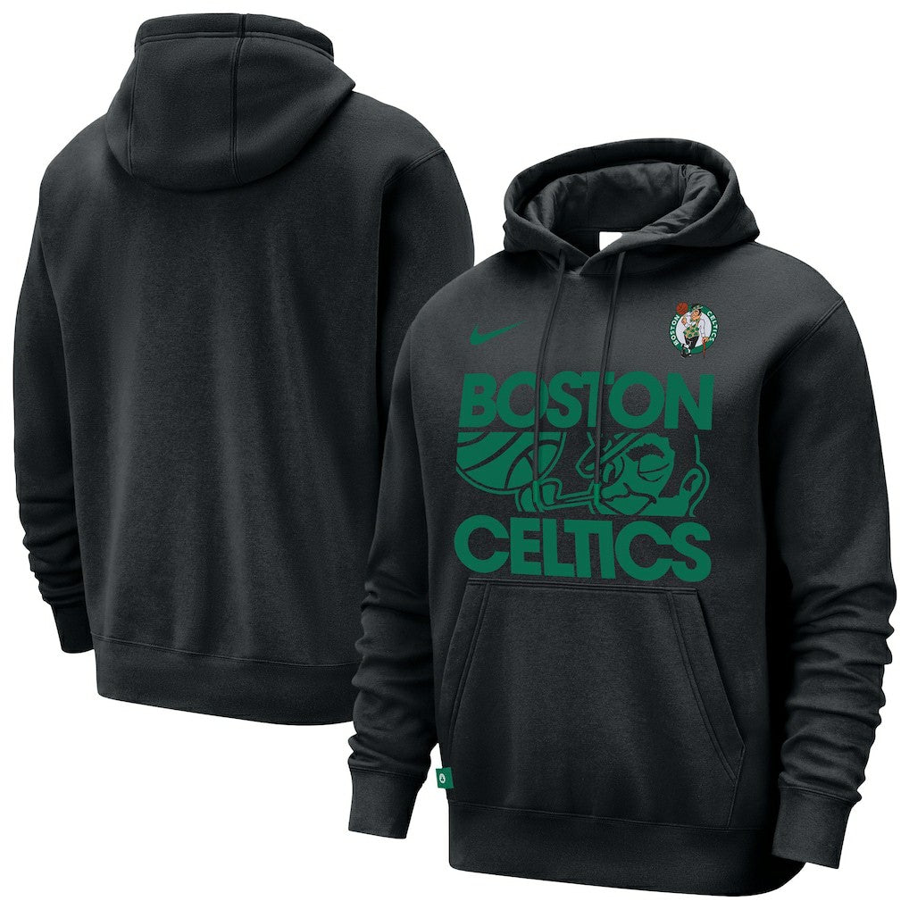 Boston Celtics Courtside Club Pullover Hoodie - Black | Nike cheap