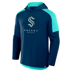 Seattle Kraken Fanatics Meta Game Transitional Pullover Hoodie Deep Sea Blue