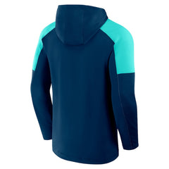 Seattle Kraken Fanatics Meta Game Transitional Pullover Hoodie Deep Sea Blue