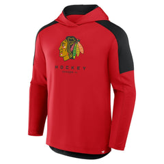Chicago Blackhawks Fanatics Meta Game Transitional Pullover Hoodie Red