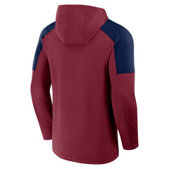 Colorado Avalanche Fanatics Meta Game Transitional Pullover Hoodie Burgundy