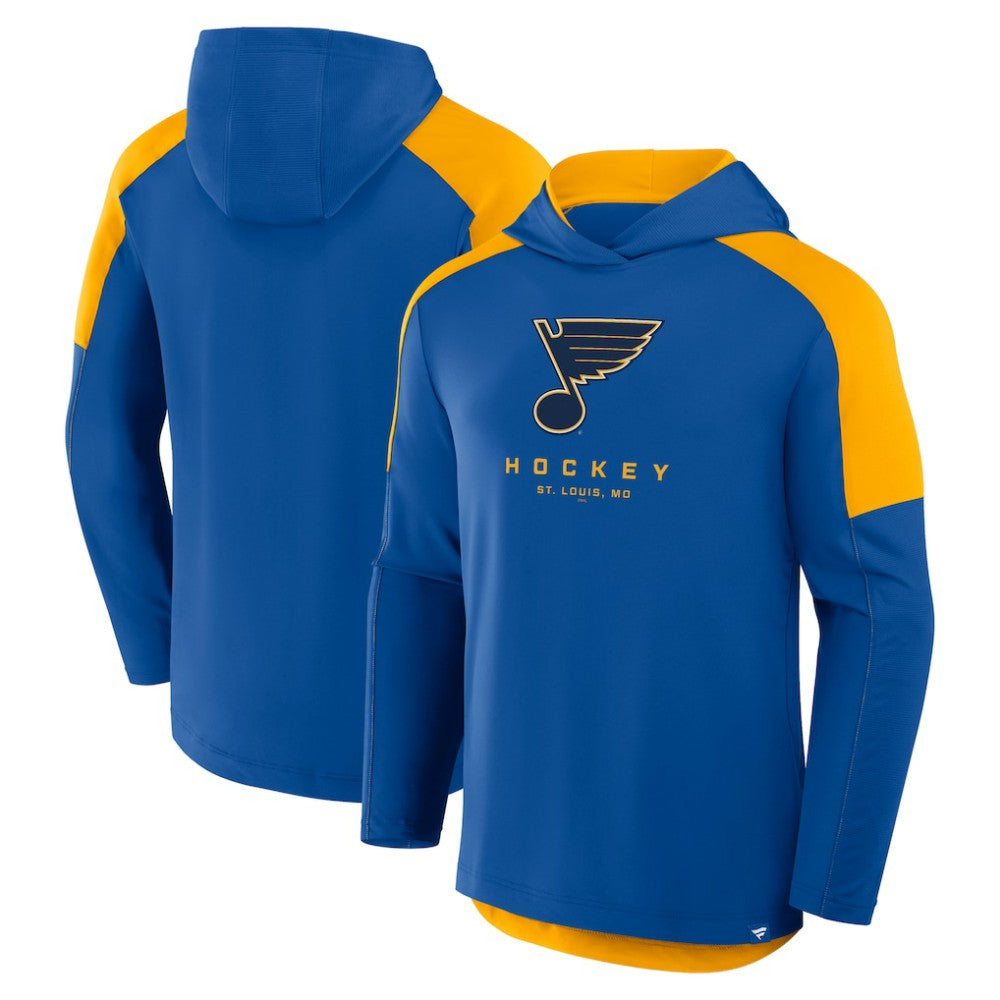St. Louis Blues Fanatics Meta Game Transitional Pullover Hoodie Royal