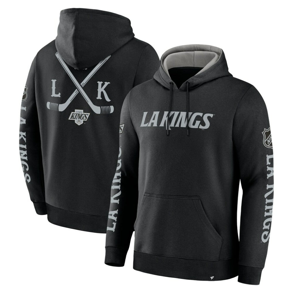 Los Angeles Kings Fanatics Big City Legacy Fleece Pullover Hoodie Black