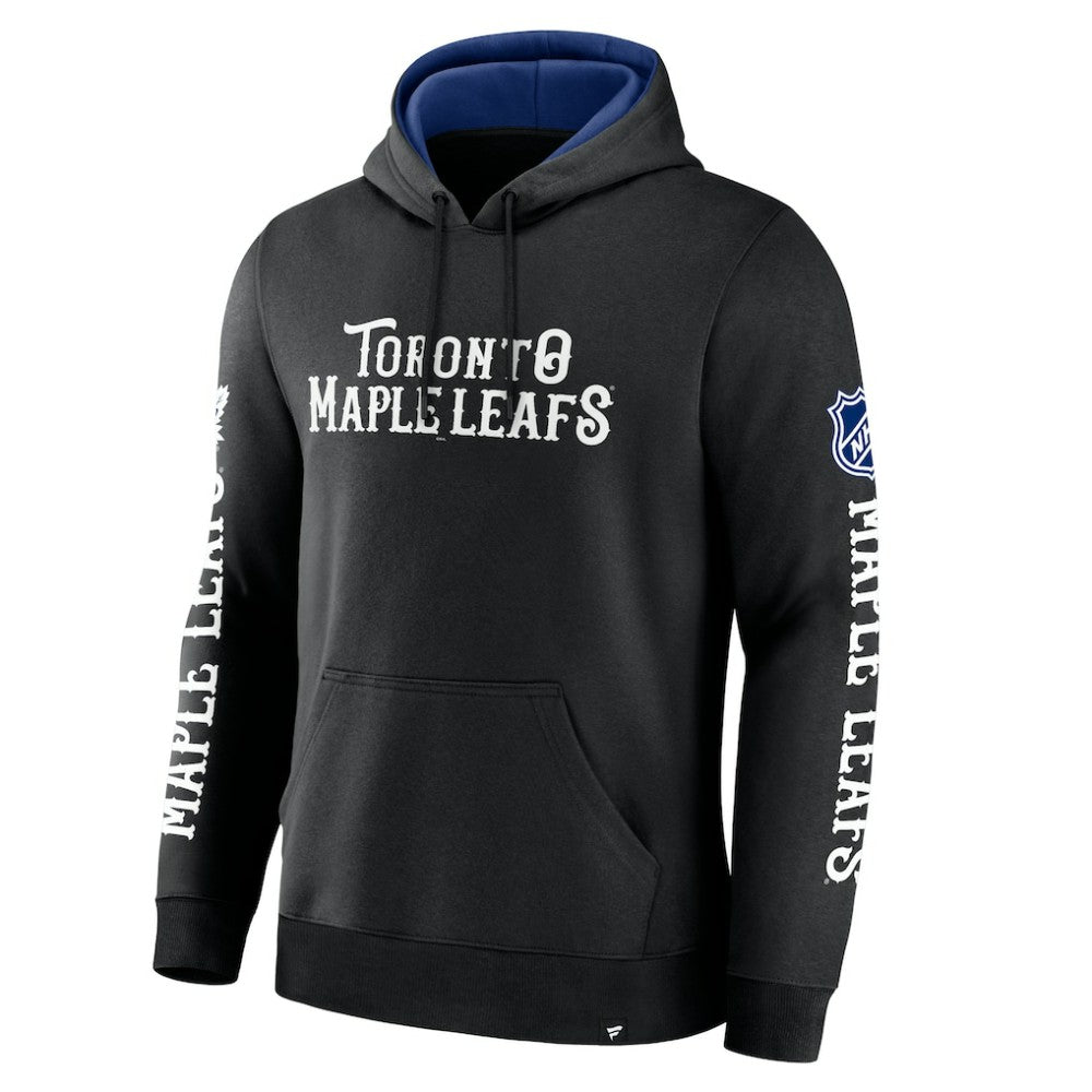 Toronto Maple Leafs Fanatics Big City Legacy Fleece Pullover Hoodie Black