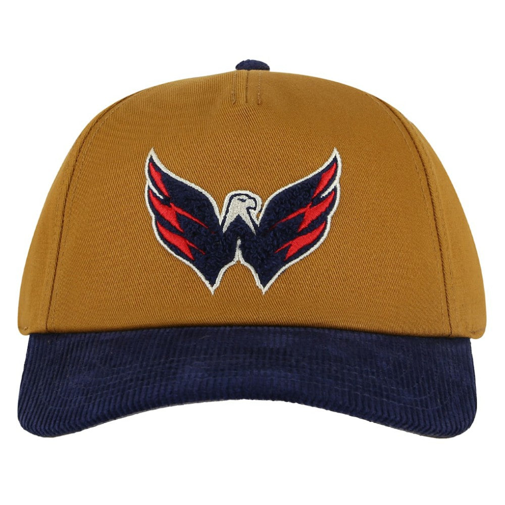 Washington Capitals American Needle Burnett Adjustable Hat Tan/Navy