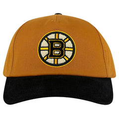 Boston Bruins American Needle Burnett Adjustable Hat Tan/Black