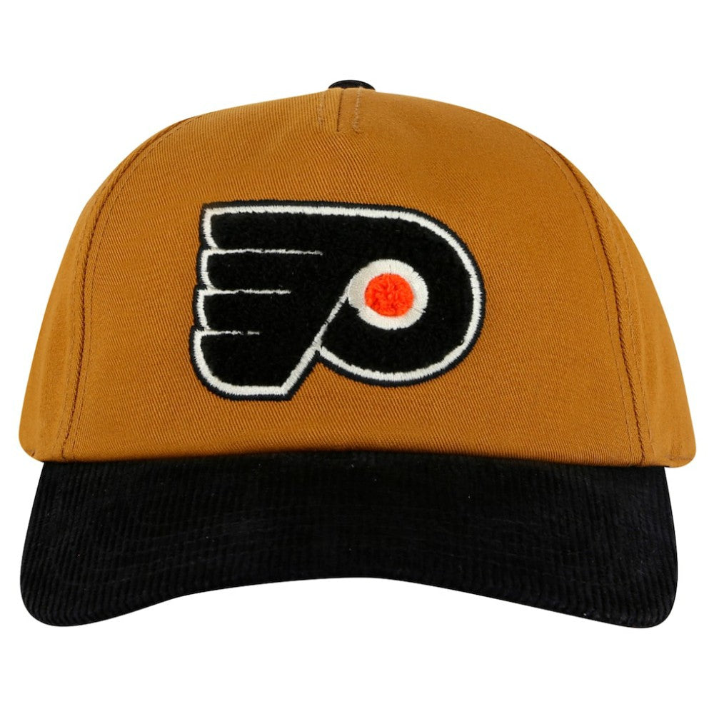 Philadelphia Flyers American Needle Burnett Adjustable Hat Tan/Black