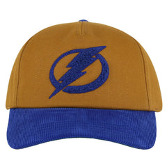 Tampa Bay Lightning American Needle Burnett Adjustable Hat Tan/Blue