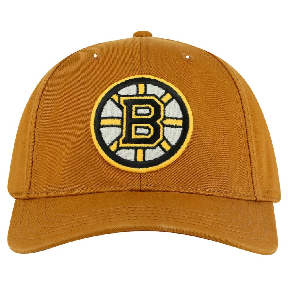 Boston Bruins American Needle Hepcat Washed Twill Adjustable Hat Tan