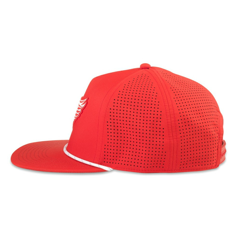 Detroit Red Wings American Needle Buxton Pro Tech Adjustable Hat Red