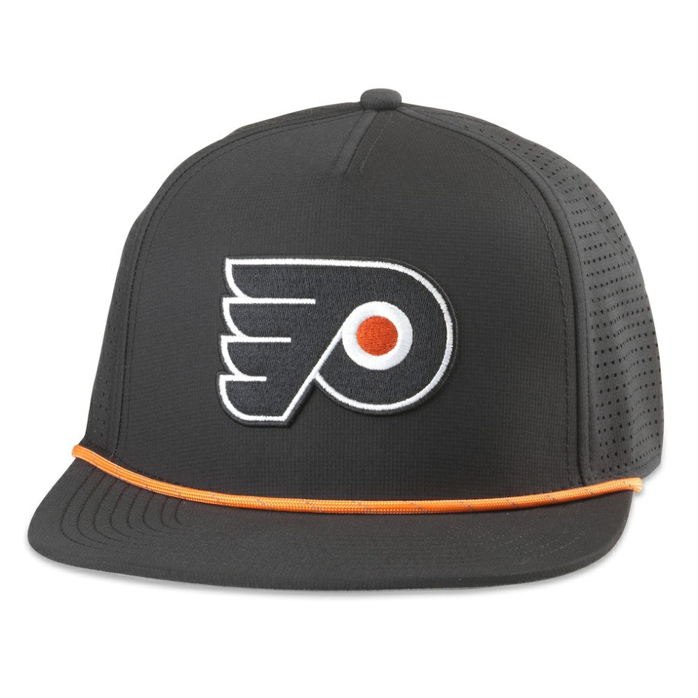 Philadelphia Flyers American Needle Buxton Pro Tech Adjustable Hat Black