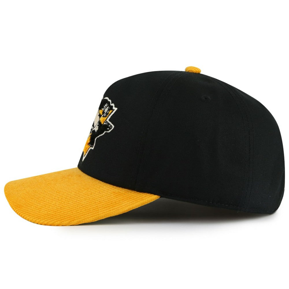 Pittsburgh Penguins American Needle Burnett Adjustable Hat Black/Gold