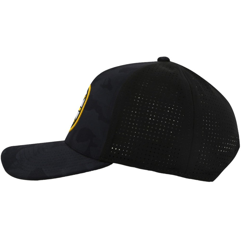 Boston Bruins American Needle Valin Camo Super Tech Vented Adjustable Hat Black