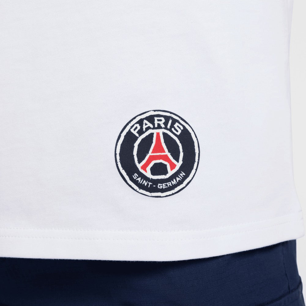 Paris Saint-Germain Swoosh T-Shirt - White | Nike outlet