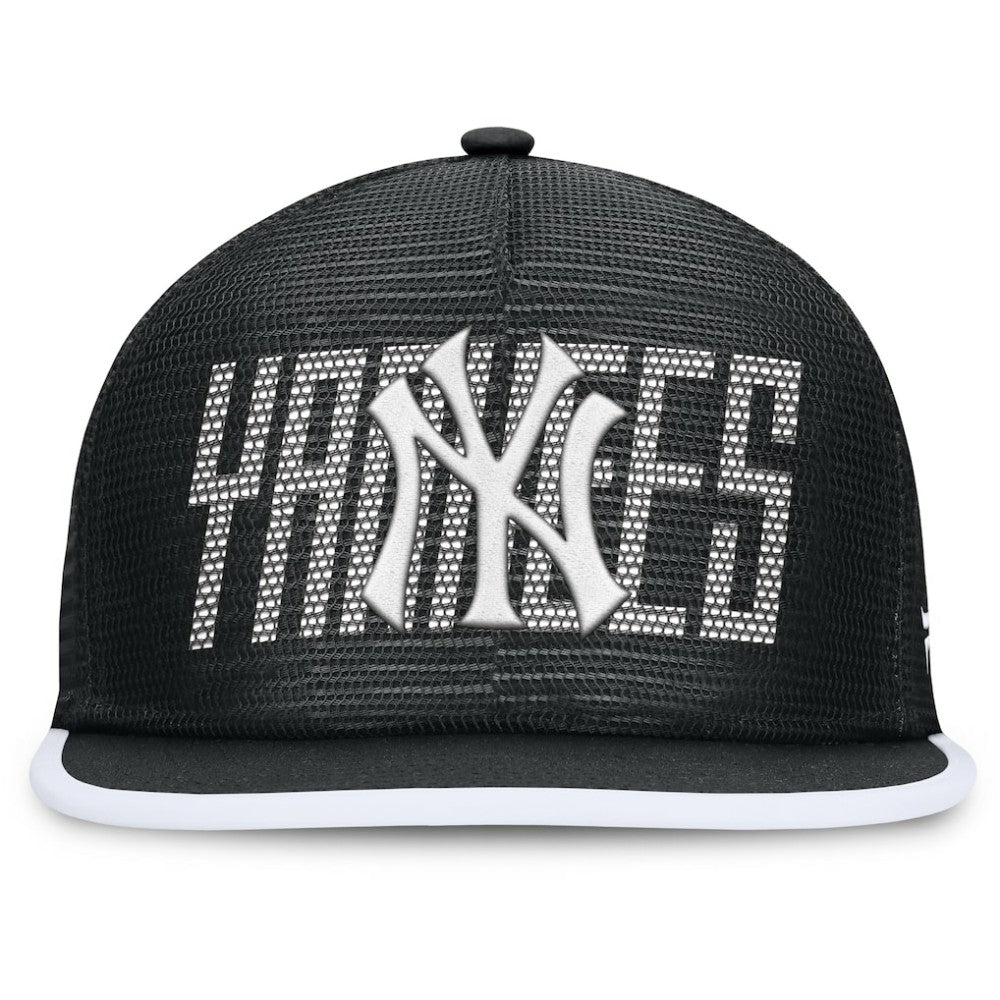 New York Yankees Let's Glow Line Drive Snapback Hat - Black